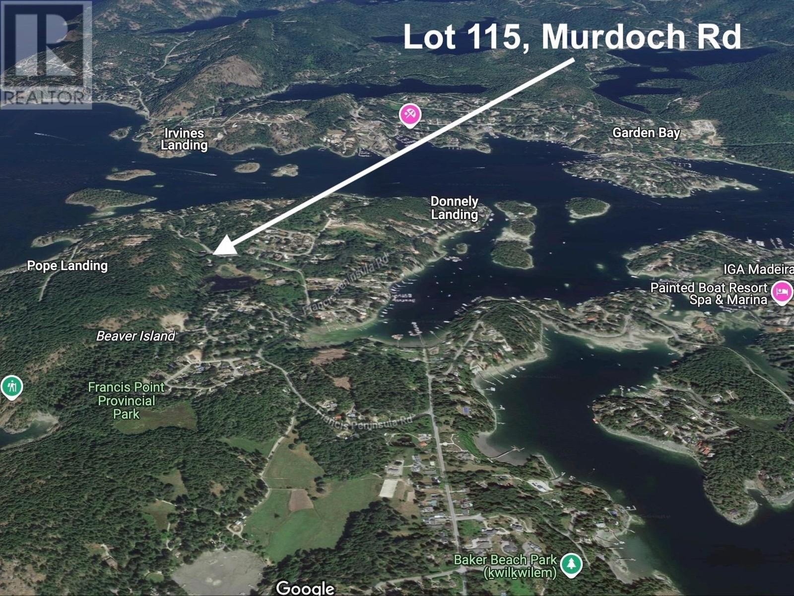 Lot 115 Murdoch Road, Garden Bay, British Columbia
