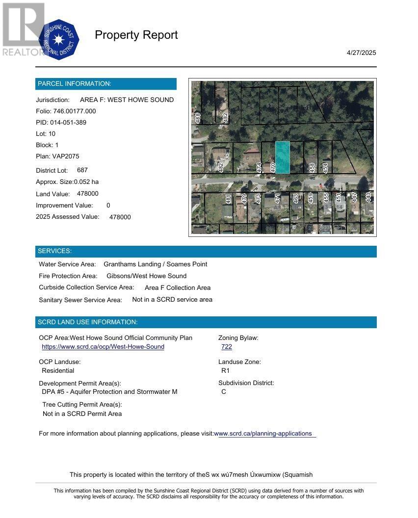 Lot 10 Elphinstone Avenue, Gibsons, British Columbia