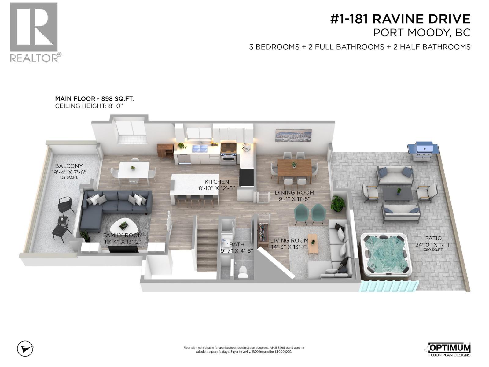 1 181 Ravine Drive, Port Moody, British Columbia