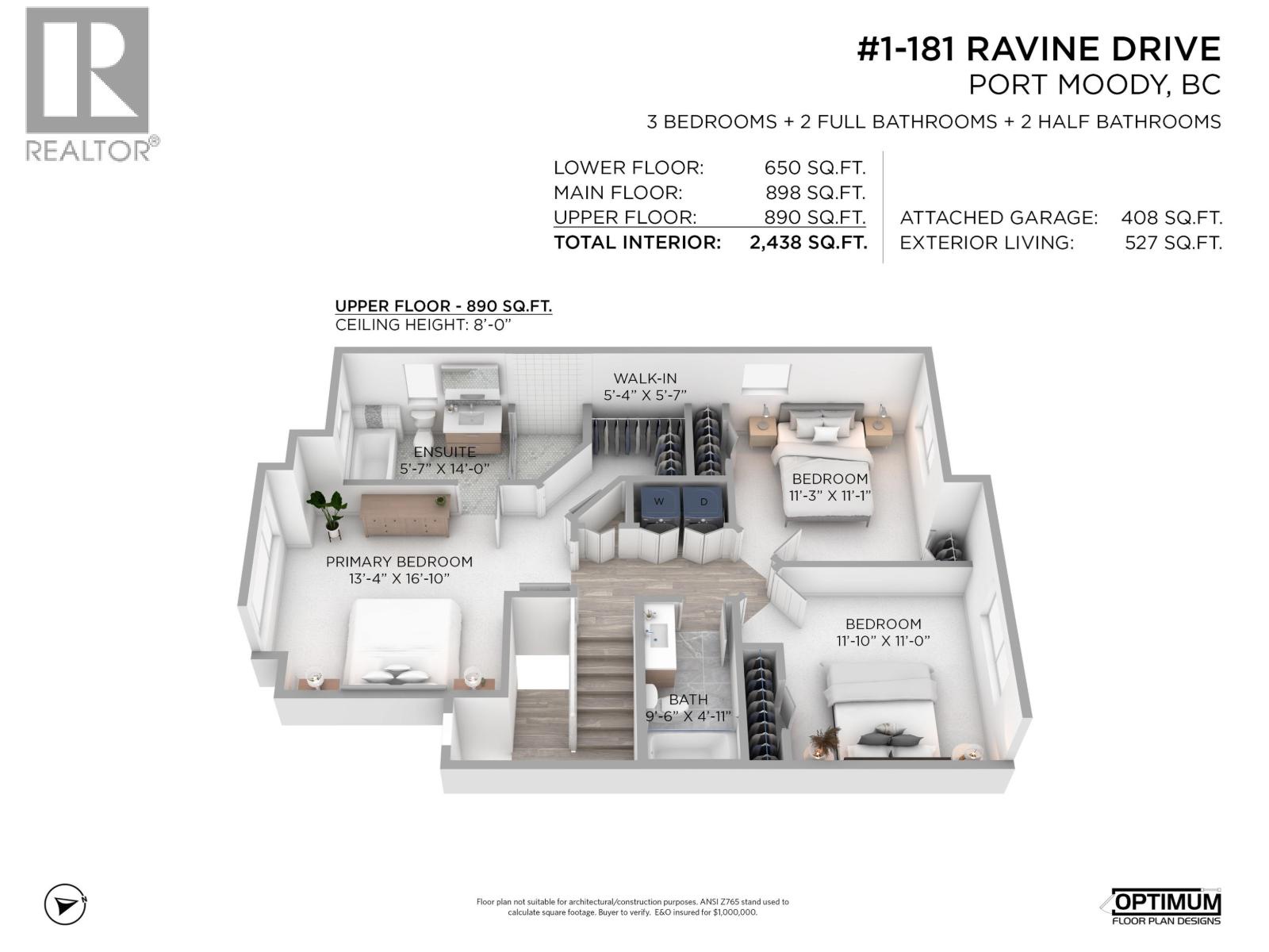 1 181 Ravine Drive, Port Moody, British Columbia