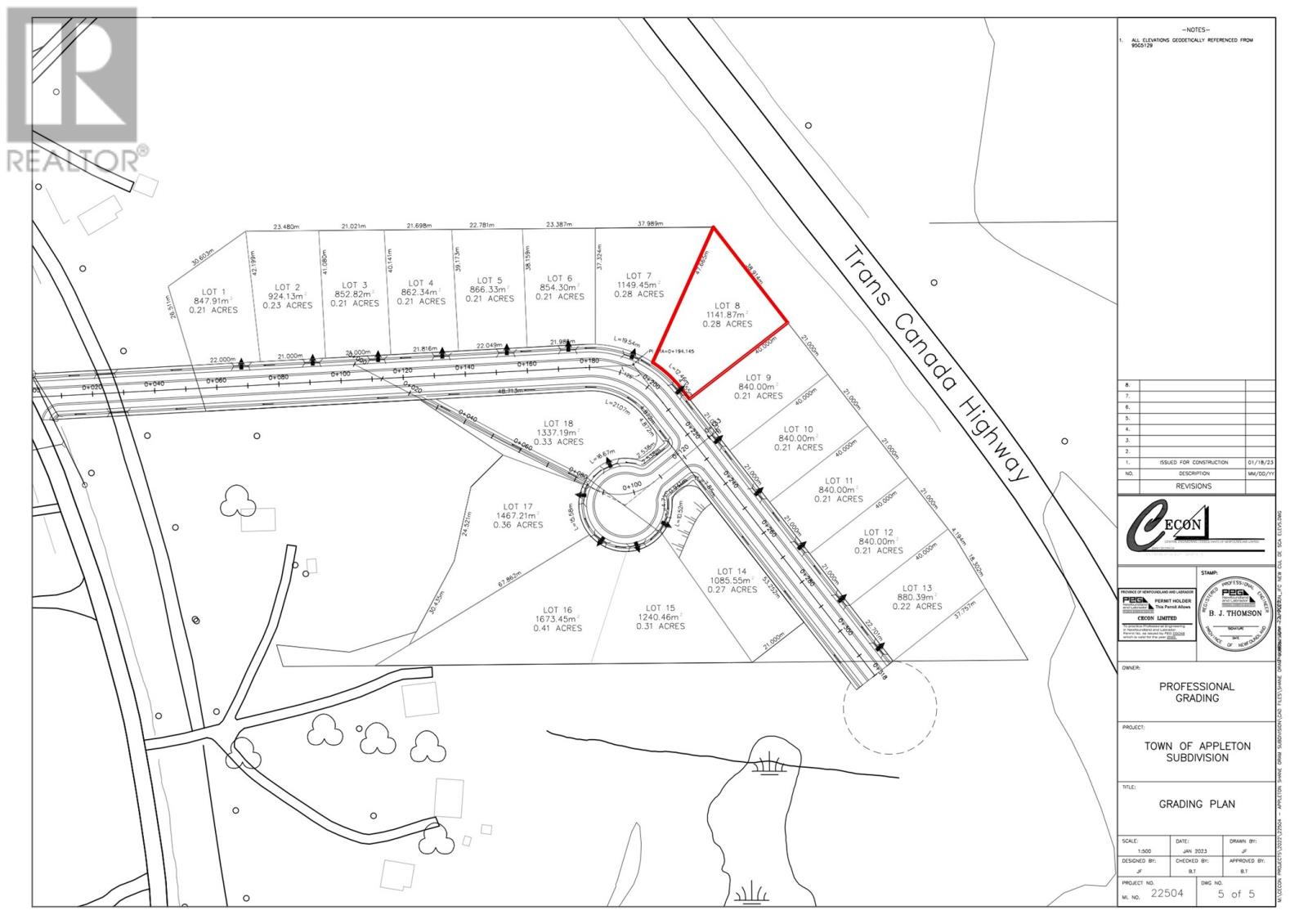 Lot 8 Temple Avenue, Appleton, Newfoundland And Labrador