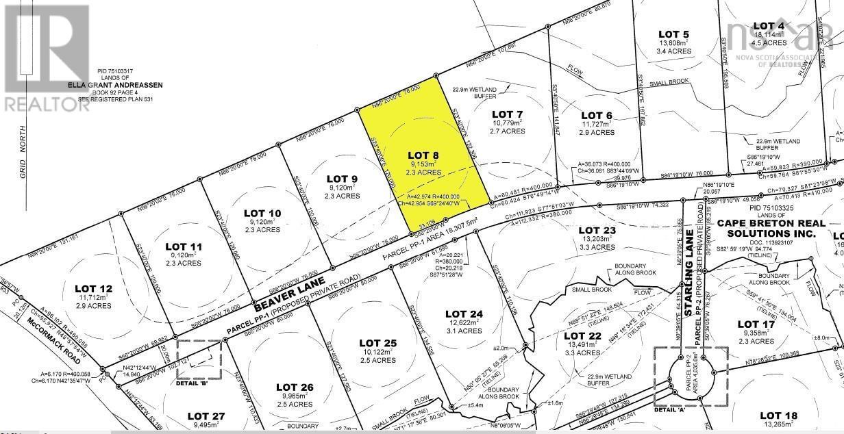 Lot 8 Beaver Lane, Grantville, Nova Scotia
