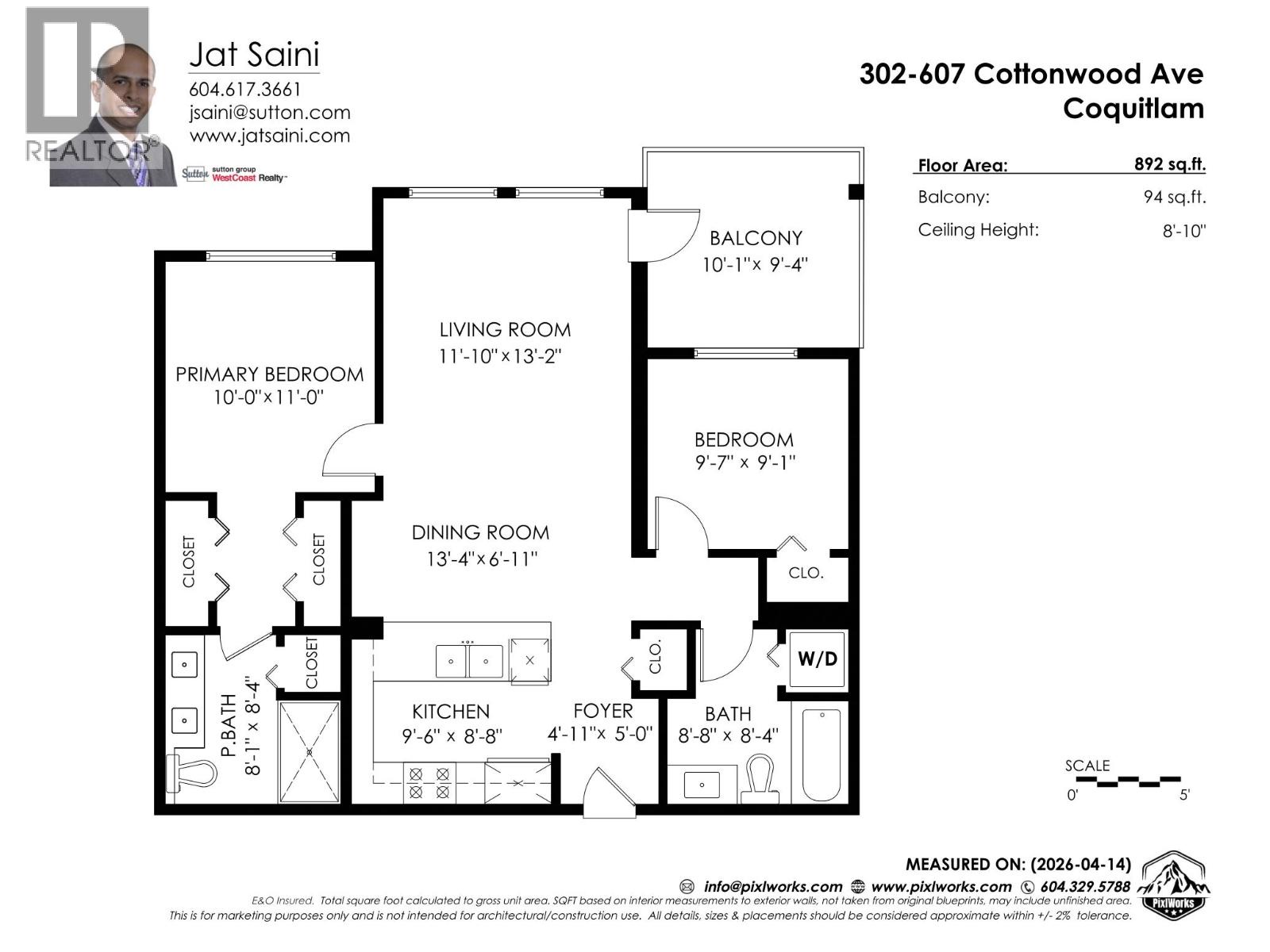 302 607 Cottonwood Avenue, Coquitlam, British Columbia