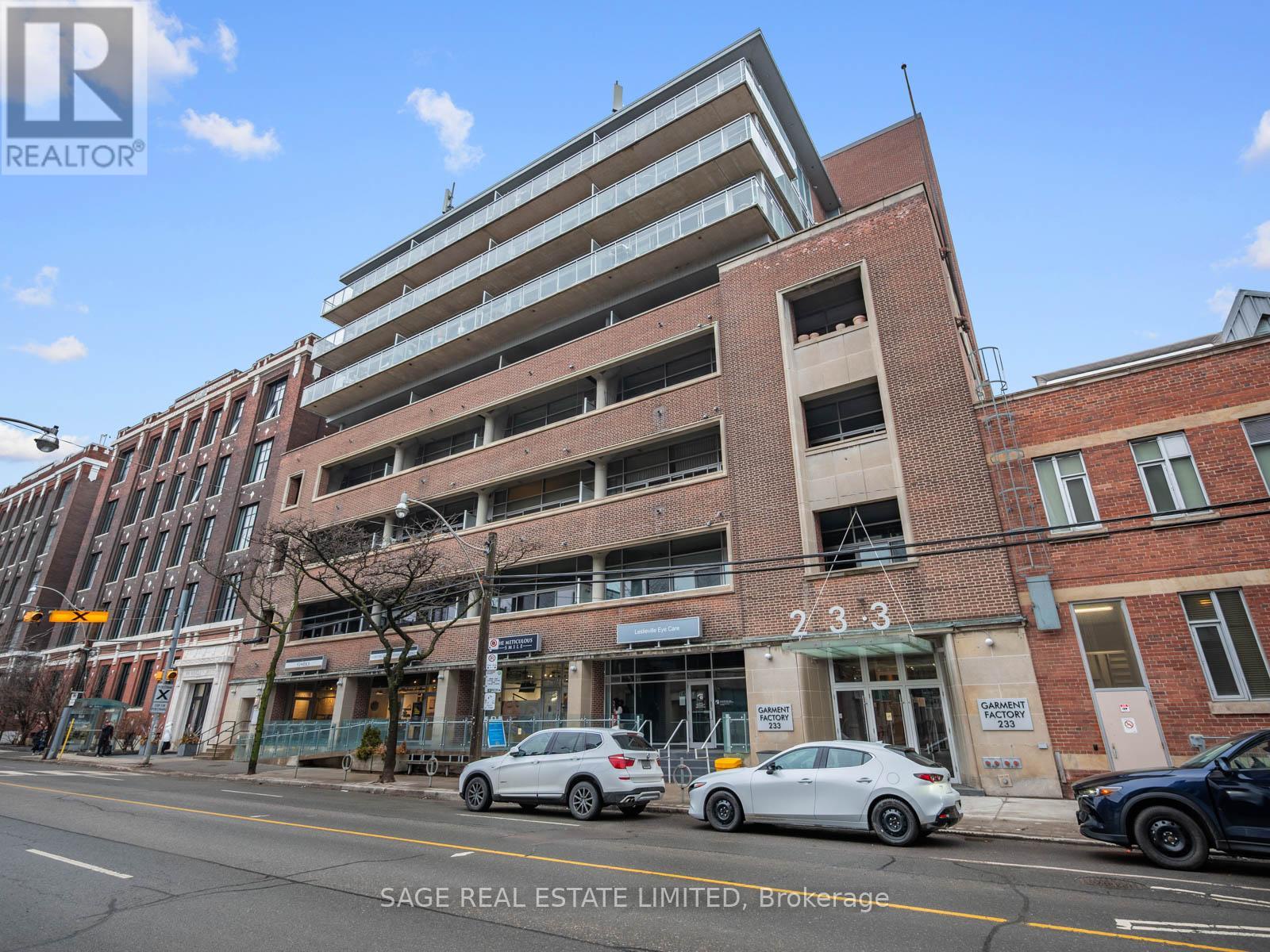 811 - 233 Carlaw Avenue, Toronto (south Riverdale), Ontario