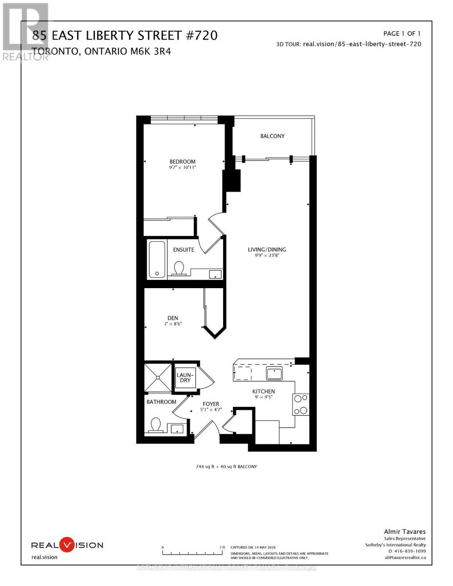 720 - 85 East Liberty Street, Toronto (niagara), Ontario