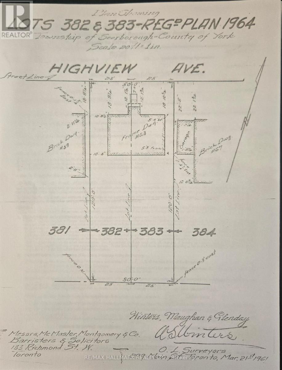 63 Highview Avenue, Toronto (birchcliffe-cliffside), Ontario