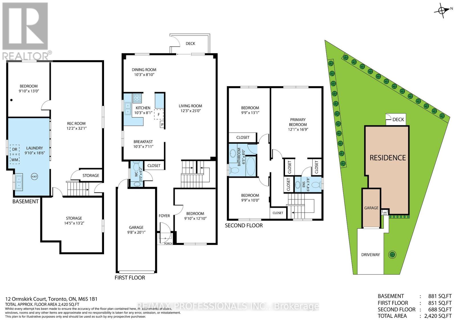 12 Ormskirk Court, Toronto (high Park-swansea), Ontario