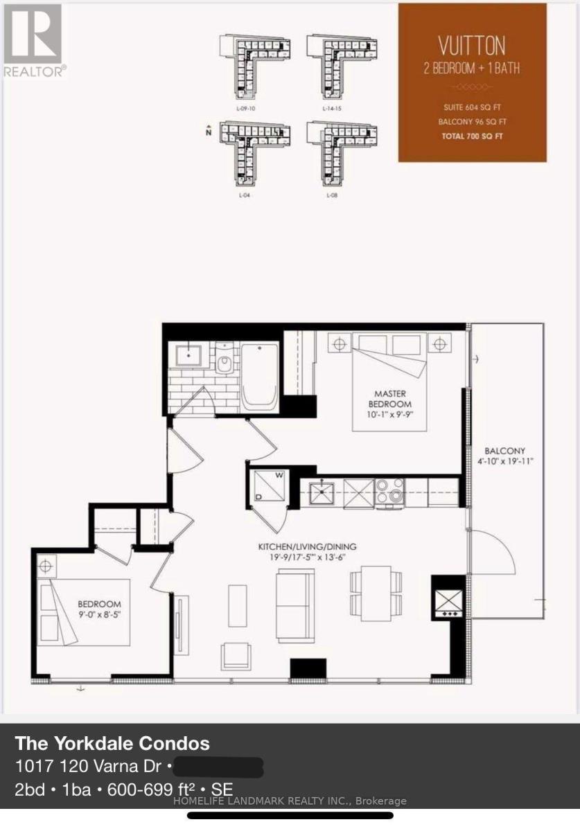 1017 - 120 Varna Drive, Toronto (englemount-lawrence), Ontario